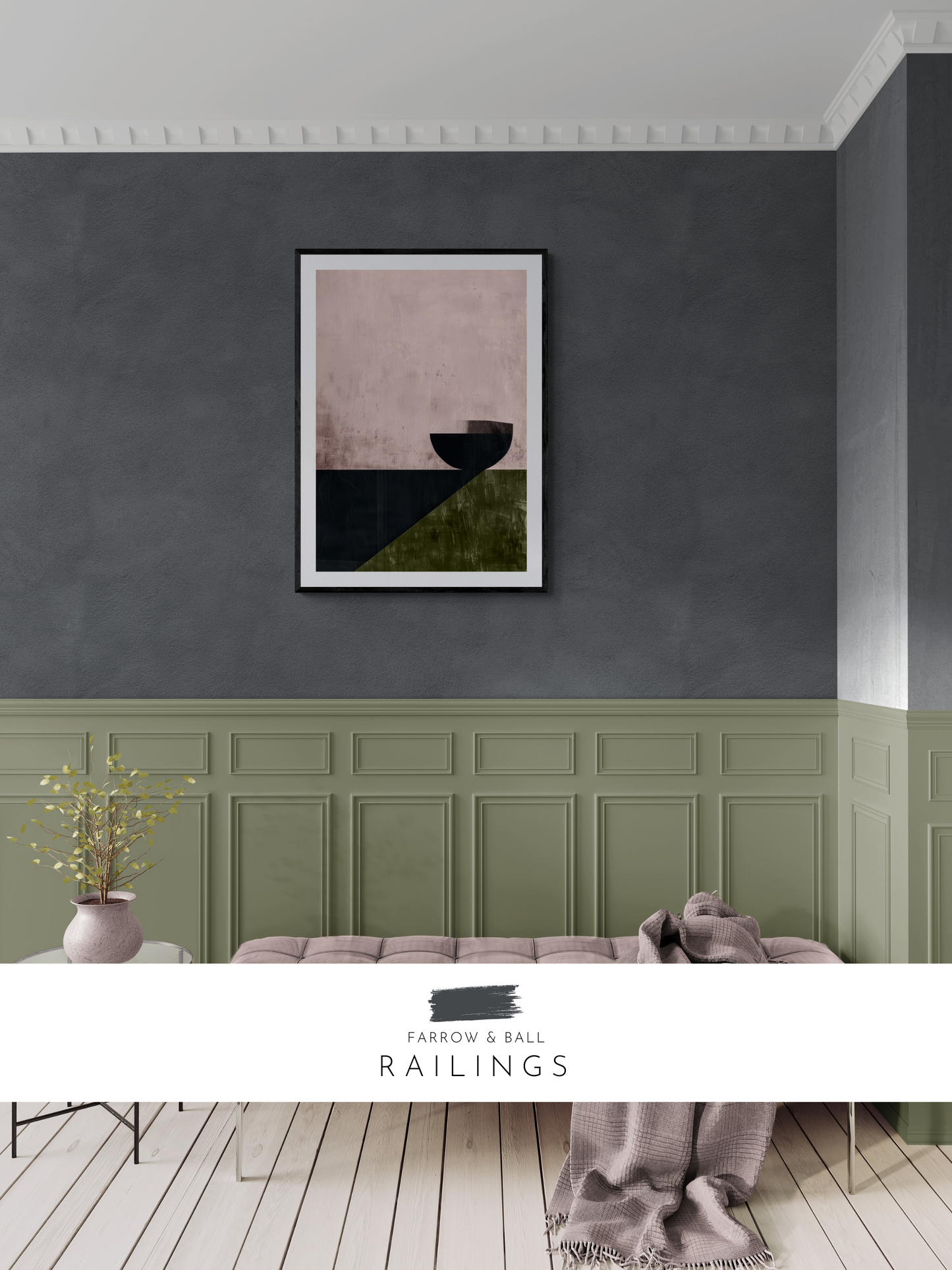 geometric abstract art, bold decor, modern interior wall art, moody walls