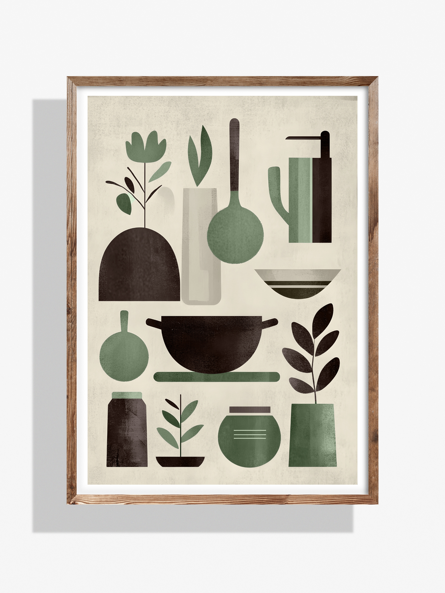 kitchen wall decor, abstract kitchen art, quirky kitchen poster