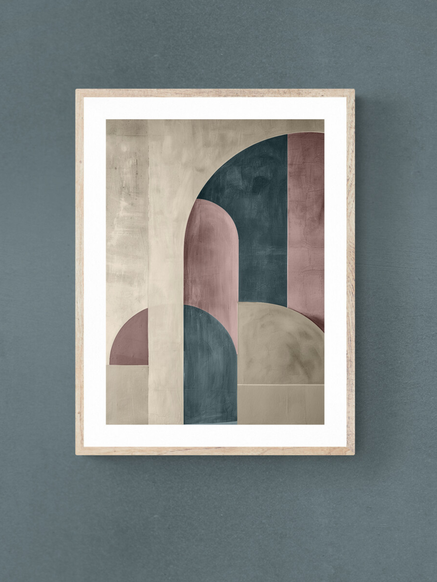 geometric print, blues, de nimes
