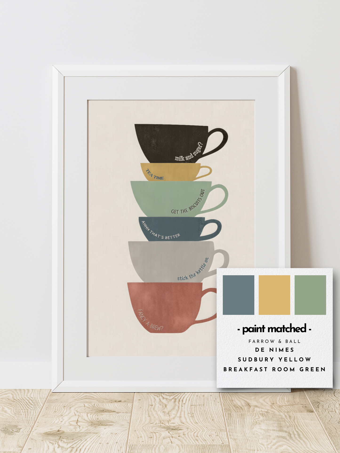 tea poster, quirky kitchen print, tea print, brew poster, 