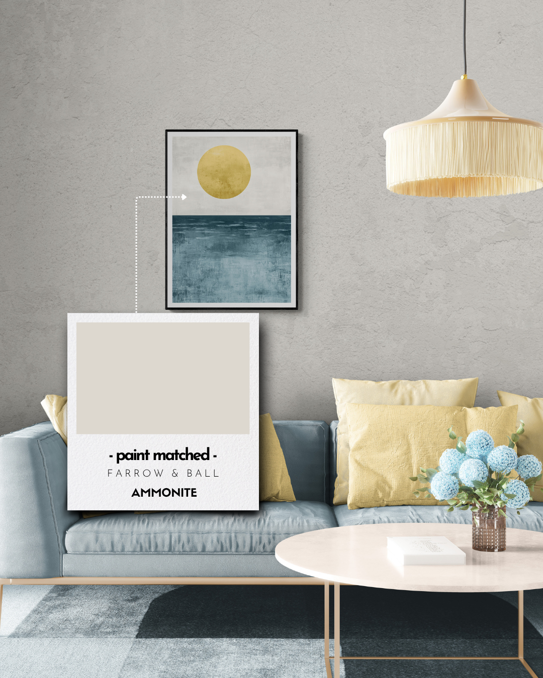 modern coastal wall art, calming ocean print, boho ocean, farrow and ball, paint matched prints, stone prints