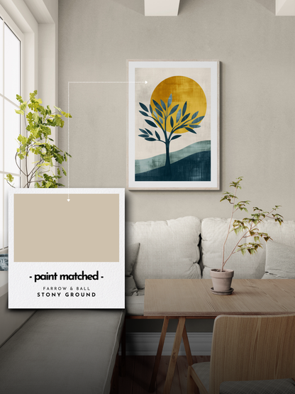 botanical print, nature inspired art, wall art boho, boho wall print, stony ground