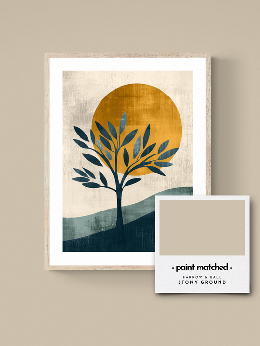 botanical print, nature inspired art, wall art boho, boho wall print, warm neutrals