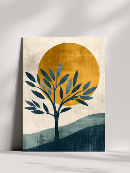 botanical print, nature inspired art, wall art boho, boho wall print,